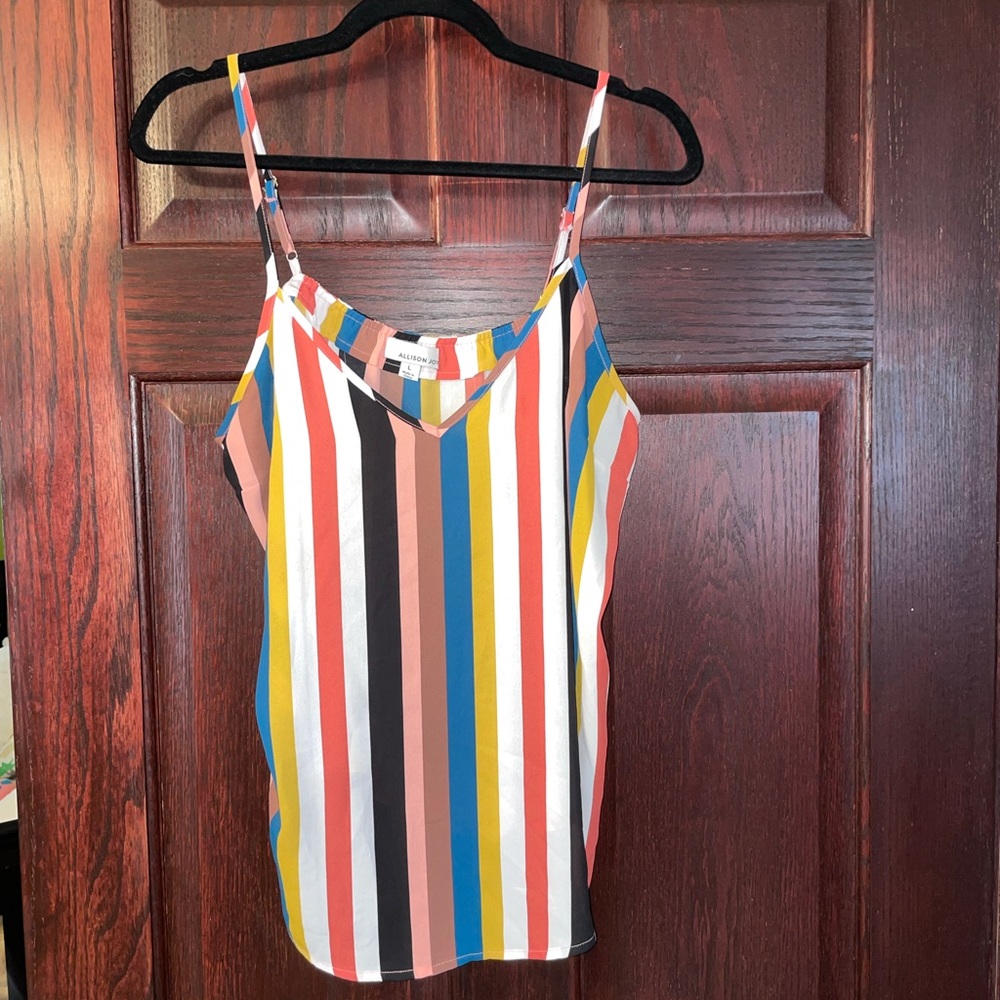 Allison Joy Striped Cami Blouse